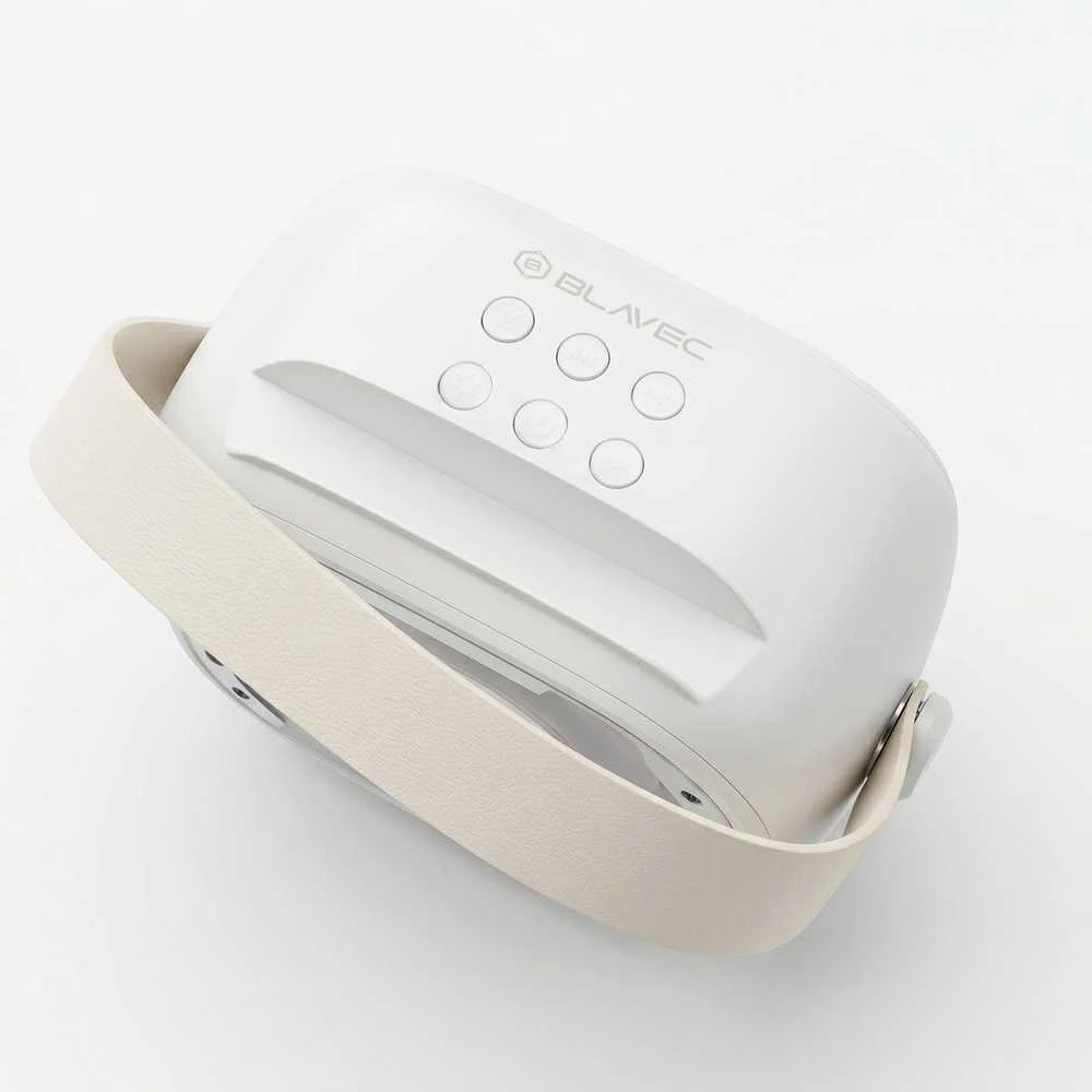 Blavec nešiojama bluetooth kolonėlė WS-08 Karaoke Idol – 8W su 2 mikrofonais (WS08-2MW) baltos spalvos