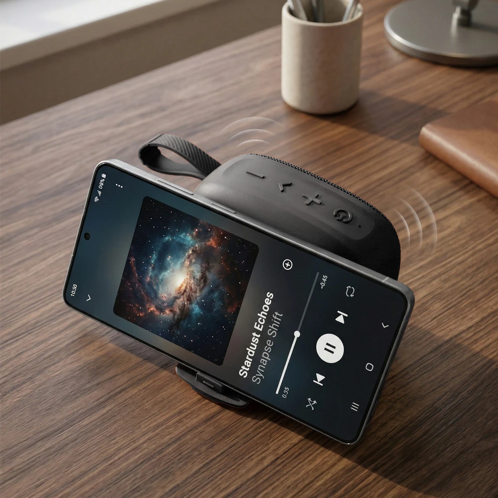 Blavec Nešiojama kolonėlė Bluetooth TWS WS-06 Go Play – 6W (WS06-B) juodos spalvos