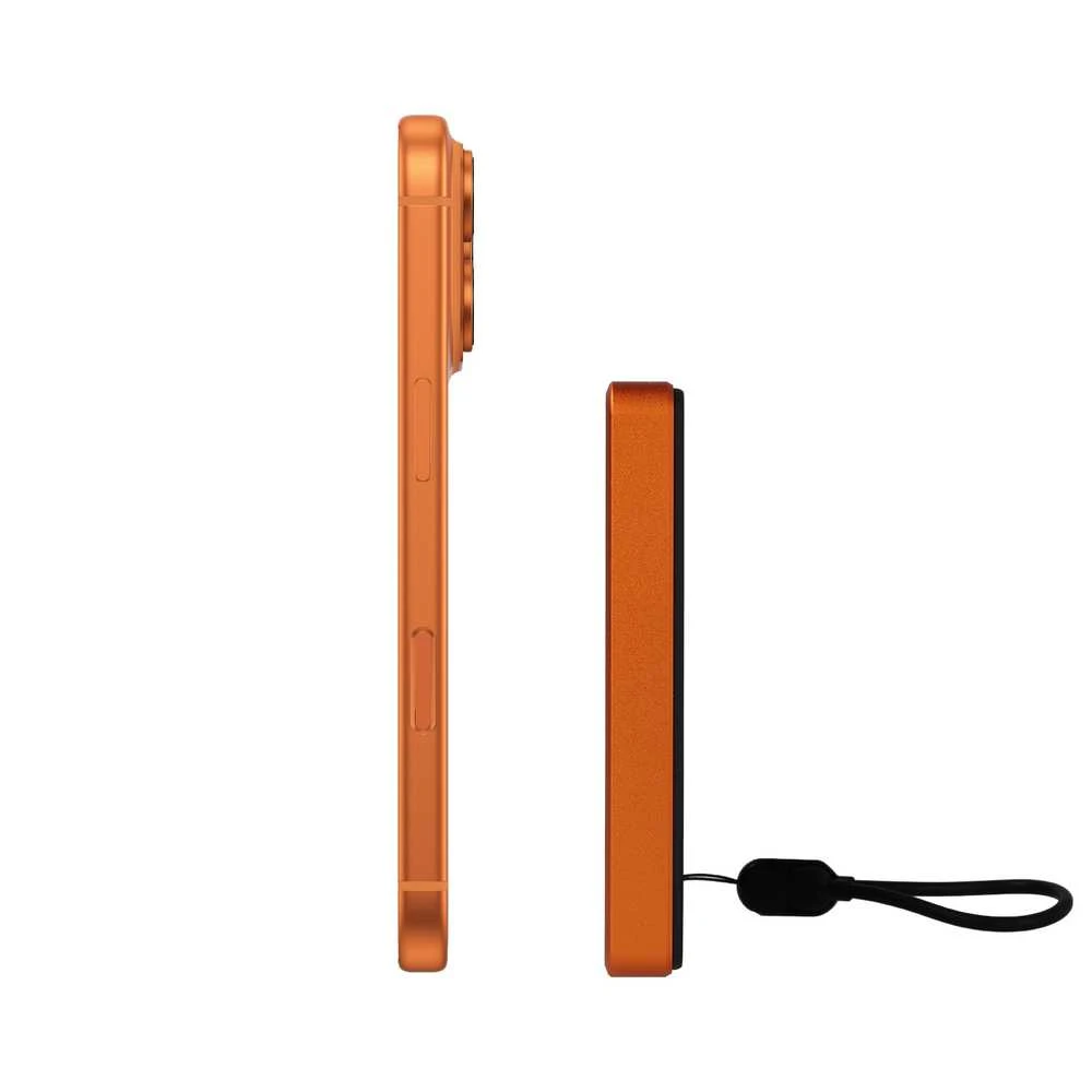 Blavec Power Bank 10000mAh BJ-03 Slim 13,5mm – Type C – 22,5W magnetic Magsafe 3 in 1 (PBBJ03-MC10O) oranžinės spalvos aluminum