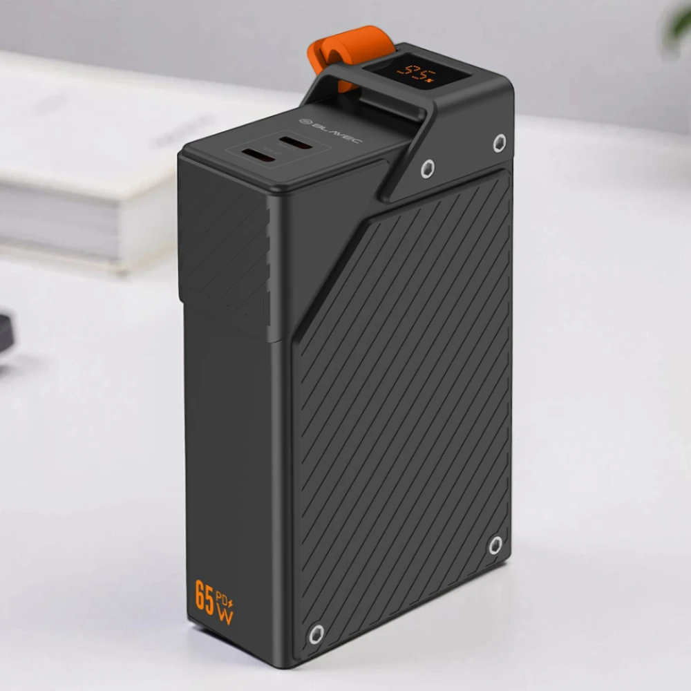 Blavec Power Bank 20000mAh BJ-50 Tytan 65W – 2x Type-C (PBBJ50A) juodos spalvos