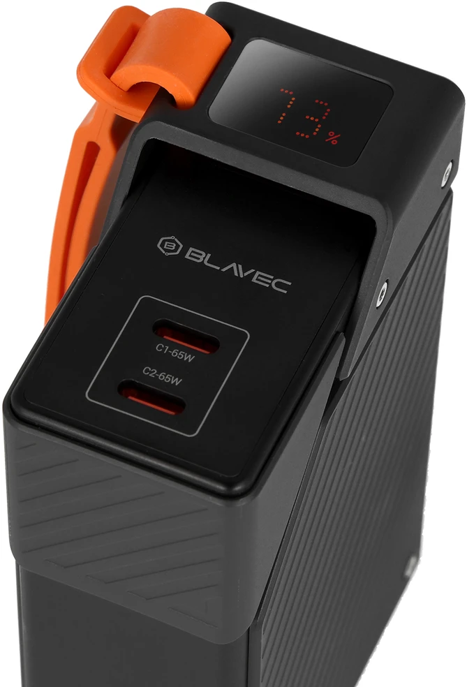 Blavec Power Bank 20000mAh BJ-50 Tytan 65W – 2x Type-C (PBBJ50A) juodos spalvos