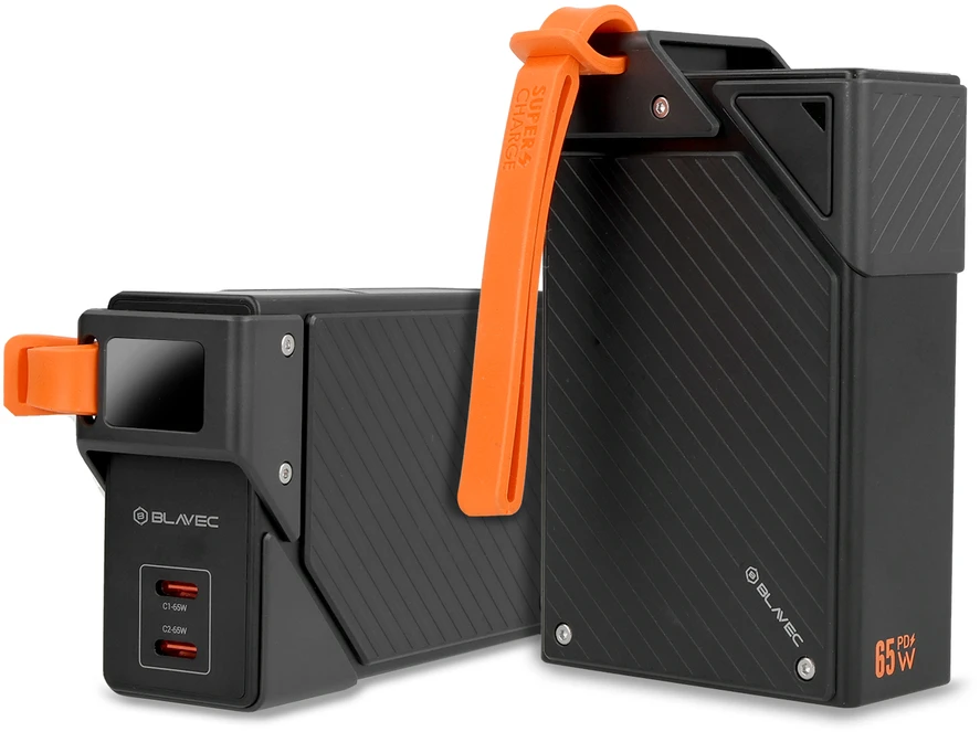 Blavec Power Bank 20000mAh BJ-50 Tytan 65W – 2x Type-C (PBBJ50A) juodos spalvos