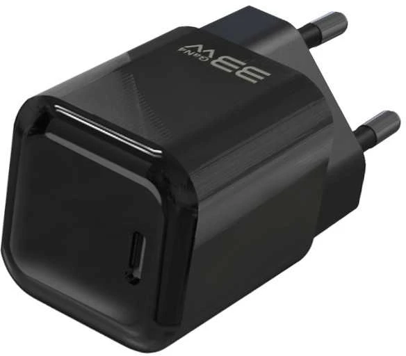 „Blavec“ sieninis įkroviklis BC-6 GaN4 – C tipo – PD QC 33W 3A su C tipo į C tipo laidu (TCBC6G4-CB333A+CC) juodos spalvos