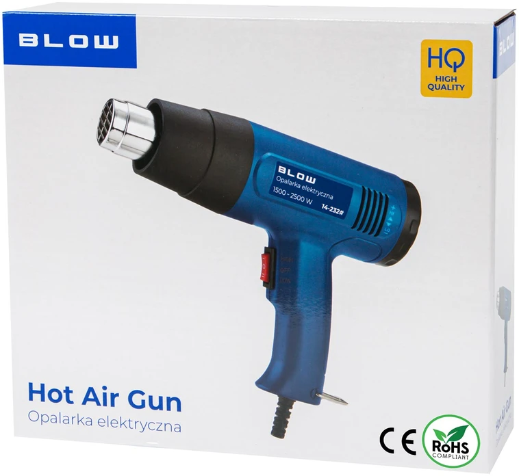 Šilumos pistoletas 1500 / 2500 W 300 - 650st BLOW