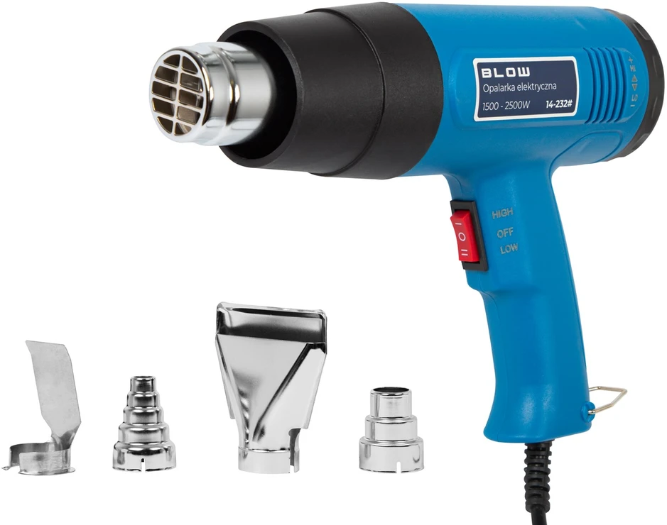 Šilumos pistoletas 1500 / 2500 W 300 - 650st BLOW