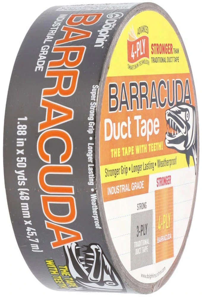 Blue Dolphin Audinio Juosta "Barracuda Duct Tapes" - Juoda / Oranžinė