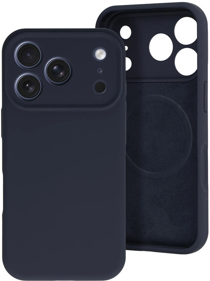 Fusion Accessories MagColor Pure dėklas skirtas iPhone 17 Pro Max tamsiai mėlynas