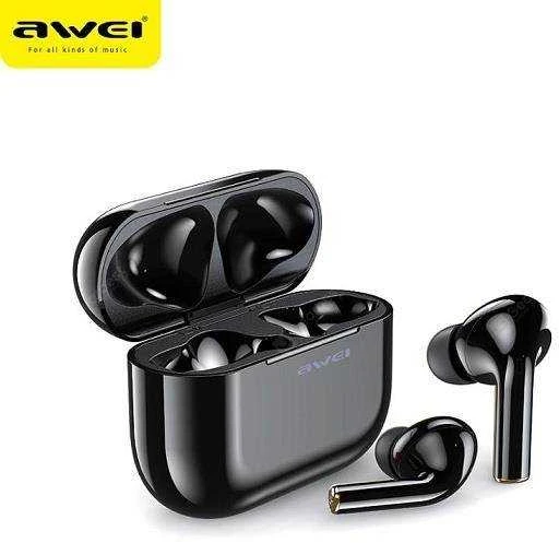 AWEI Bluetooth 5.0 T29 TWS ausinės + docking station juodos spalvos