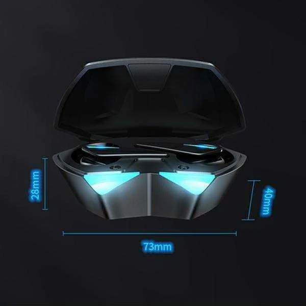 AWEI Bluetooth 5.0 T23 TWS ausinės + docking station žaidimams juodos spalvos