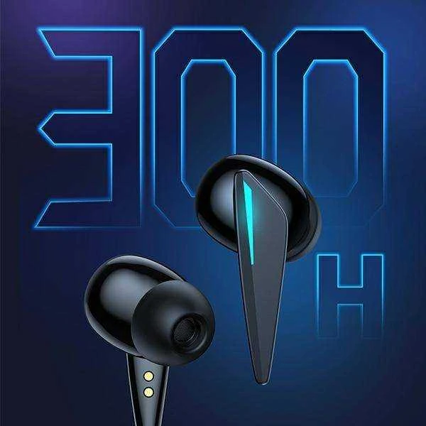 AWEI Bluetooth 5.0 T23 TWS ausinės + docking station žaidimams juodos spalvos