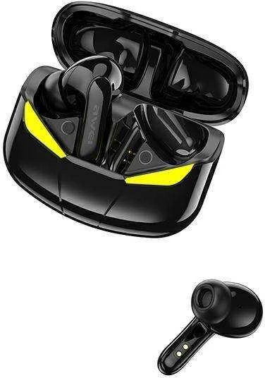 AWEI Bluetooth 5.0 T35 TWS ausinės + docking station žaidimams juodos spalvos
