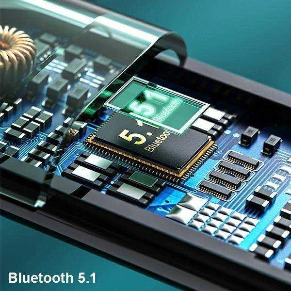 AWEI Bluetooth 5.3 T12P TWS ausinės + docking station juodos spalvos