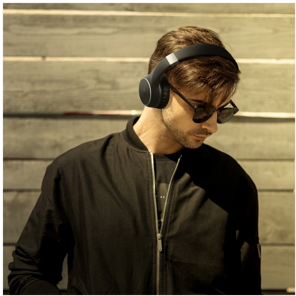 Motorola | Ausinės | Moto XT220 | Over-Ear Over-Ear | Bluetooth | Su mikrofonu | Bluetooth | Juodas | Belaidės