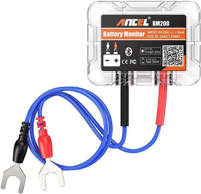„Bluetooth“ akumuliatoriaus testeris Ancel BM200