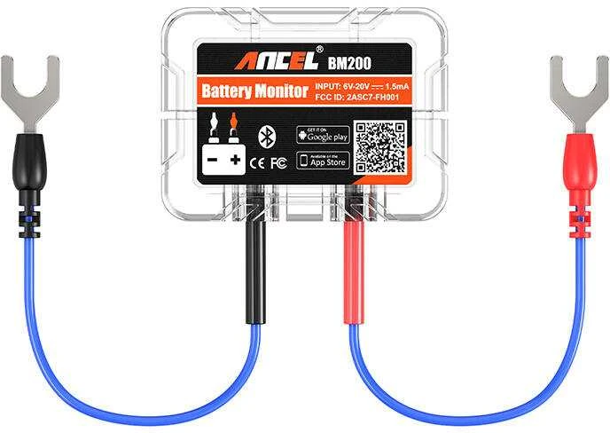 „Bluetooth“ akumuliatoriaus testeris Ancel BM200