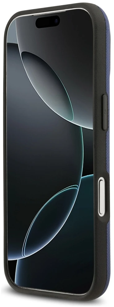 BMW M FW Metal Logo MagSafe dėklas Apple iPhone 17 Pro Navy mėlynos spalvos