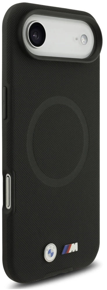 BMW M FW Metal Logo MagSafe dėklas Apple iPhone Air juodos spalvos