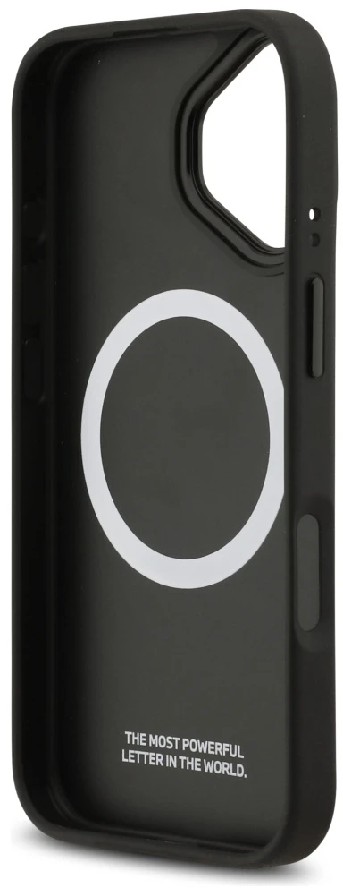 BMW M Perforated Stripe Logo MagSafe Dėklas for iPhone 17 Raudona