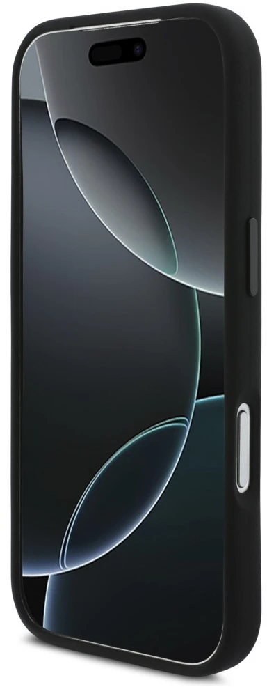 BMW M Silicon Logo MagSafe dėklas Apple iPhone 17 Pro juodos spalvos