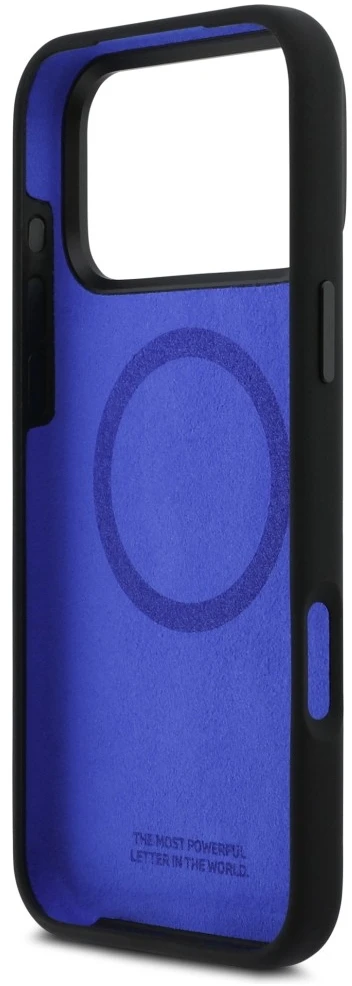 BMW M Silicon Logo MagSafe dėklas Apple iPhone 17 Pro Max juodos spalvos