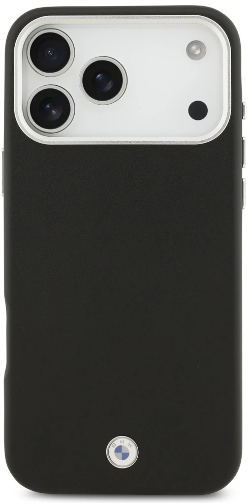 BMW Sign Full Wrapped Metal MagSafe dėklas Apple iPhone 17 Pro Max juodos spalvos