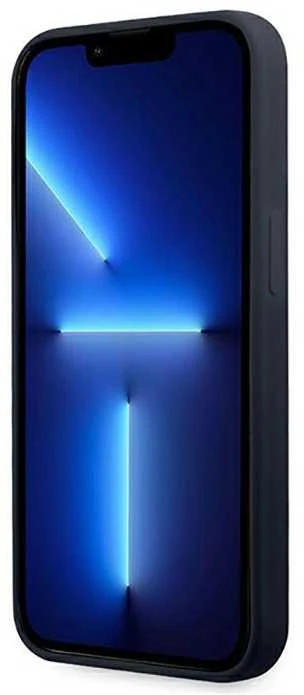 Dėklas BMW Case BMHCP13XSILNA skirtas Apple iPhone 13 Pro Max 6.7", mėlynas