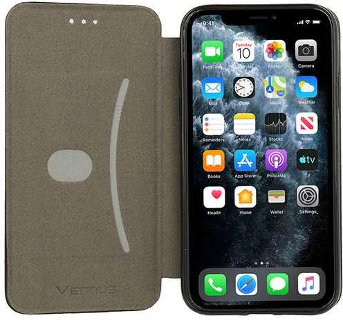 Book Vennus Elegance dėklas skirtas Motorola Moto G100/Edge S juodos spalvos