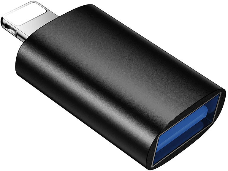 Borofone Adapteris BV26 – USB to Lightning – juodos spalvos