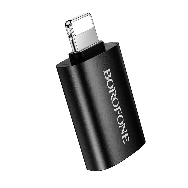 Borofone Adapteris BV26 – USB to Lightning – juodos spalvos