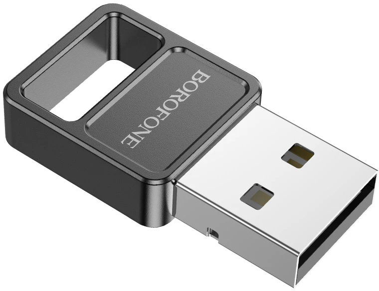 Bluetooth adapteris Borofone DH8 Bluetooth 5.1 juodas