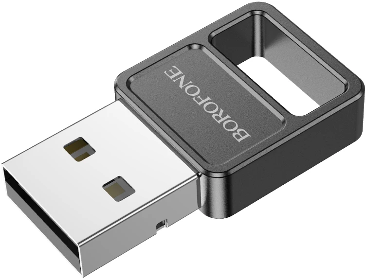 Bluetooth adapteris Borofone DH8 Bluetooth 5.1 juodas