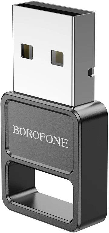 Bluetooth adapteris Borofone DH8 Bluetooth 5.1 juodas