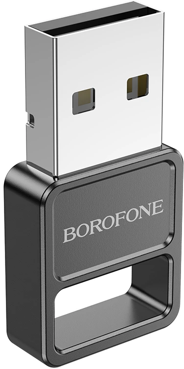 Bluetooth adapteris Borofone DH8 Bluetooth 5.1 juodas