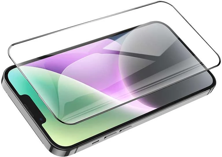 Borofone Apsauginis stiklas BF6 Diamond Armor Full Screen HD, skirtas iPhone 15 Plus/16 Plus – 10 vnt.