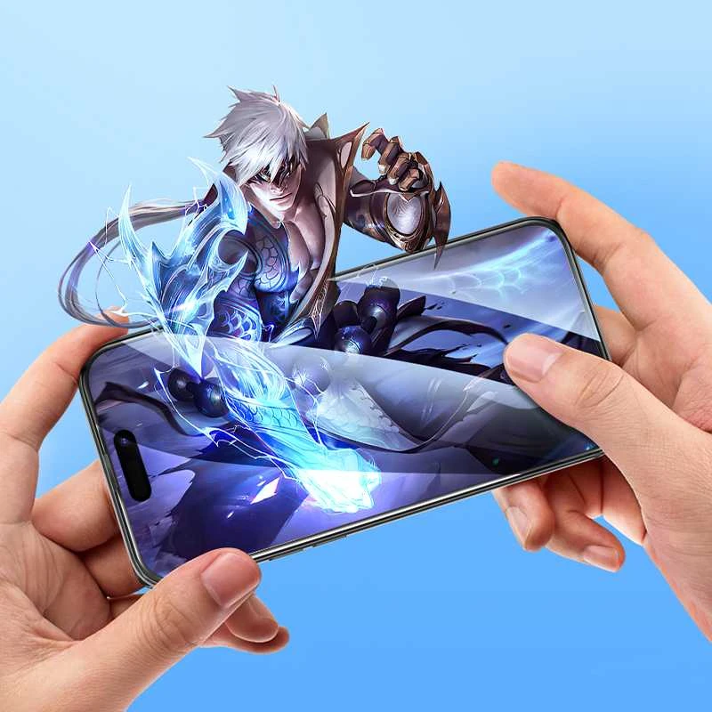 Borofone Apsauginis stiklas BF6 Diamond Armor Full Screen HD, skirtas iPhone 14 Pro – 10 vnt.