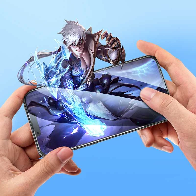 Borofone Apsauginis stiklas BF6 Diamond Armor Full Screen HD skirtas iPhone 14/13/13 Pro – 10 vnt