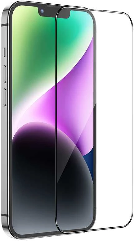 Borofone Apsauginis stiklas BF6 Diamond Armor Full Screen HD, skirtas iPhone 15 Plus/16 Plus – 10 vnt.