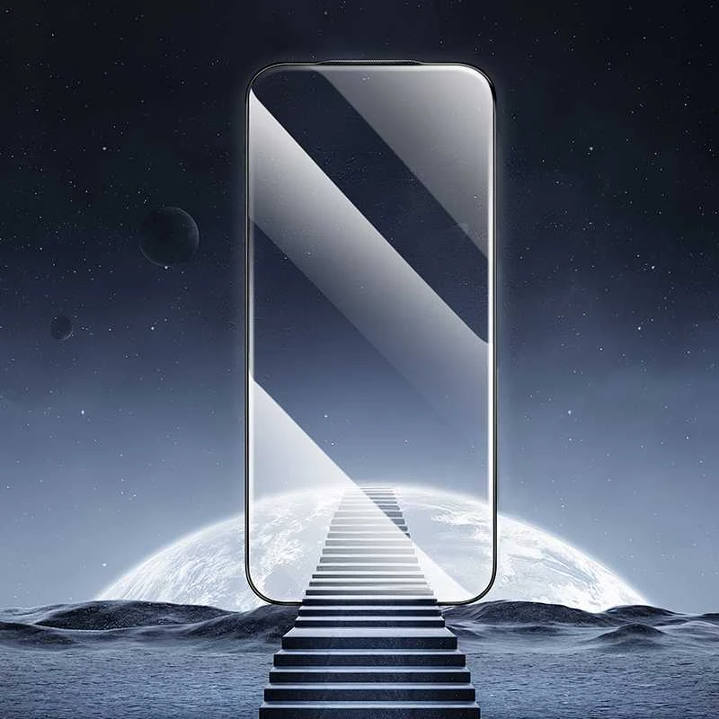PIECES Borofone Apsauginis stiklas BF6 Diamond Armor Full Screen HD, skirtas iPhone 17 Pro – 10 vnt.