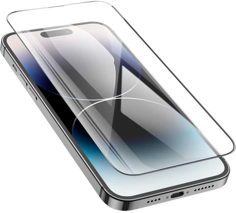 Borofone Apsauginis stiklas BF6 Diamond Armor Full Screen HD, skirtas iPhone 14 Pro – 10 vnt.