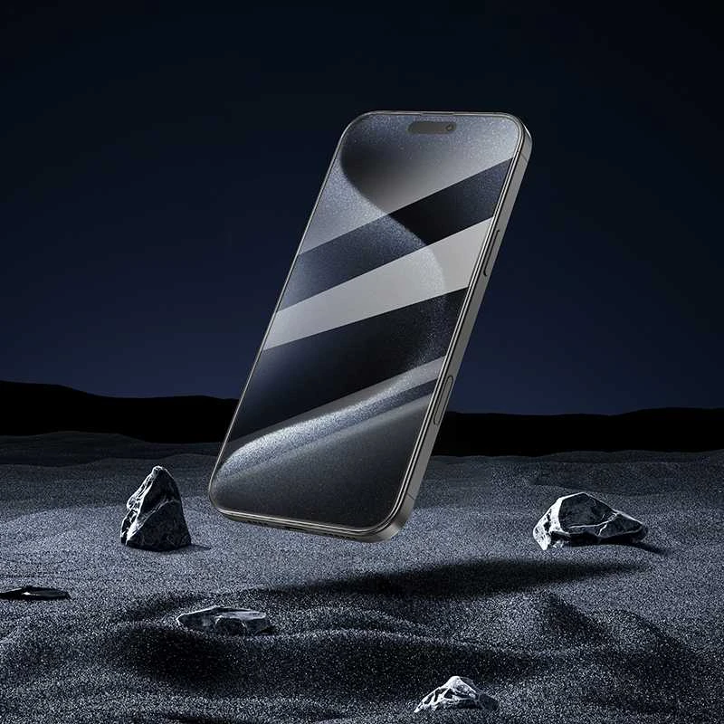 Borofone Apsauginis stiklas BF6 Diamond Armor Full Screen HD skirtas Apple iPhone 16 Pro Max – 10 vnt