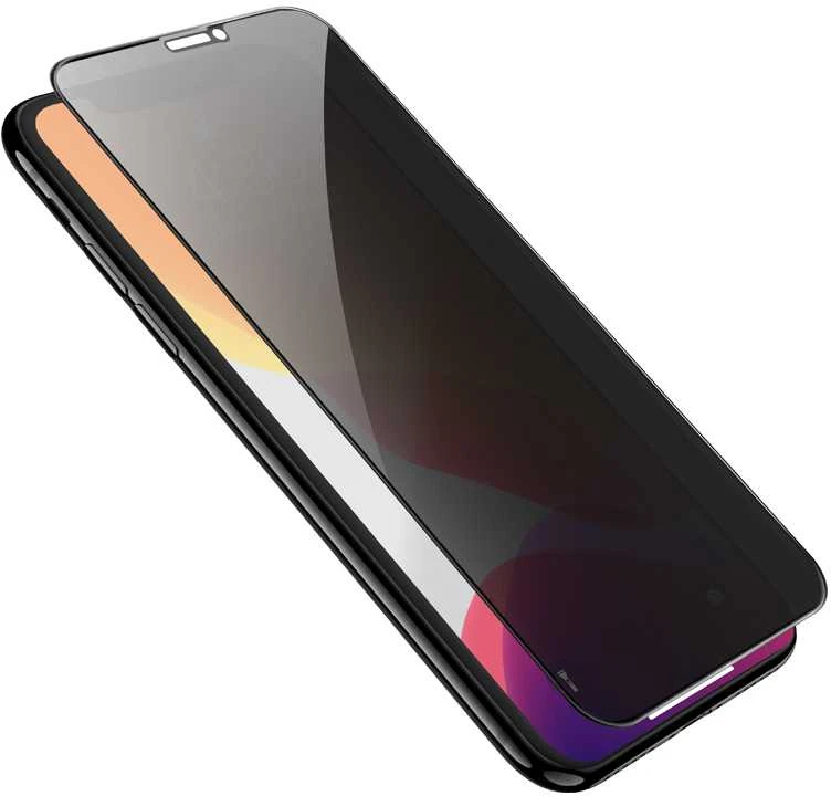 Borofone Apsauginis stiklas BF7 Diamond Armor Full Screen Anti-spy, skirtas iPhone X/XS/11 Pro – 10 vnt.