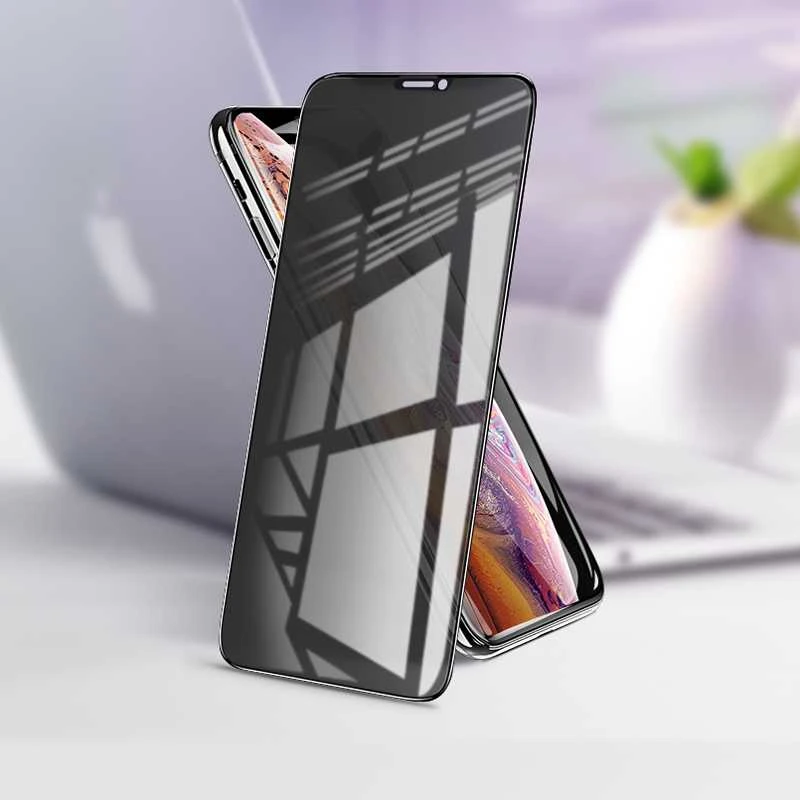 Borofone Apsauginis stiklas BF7 Diamond Armor Full Screen Anti-spy, skirtas iPhone X/XS/11 Pro – 10 vnt.