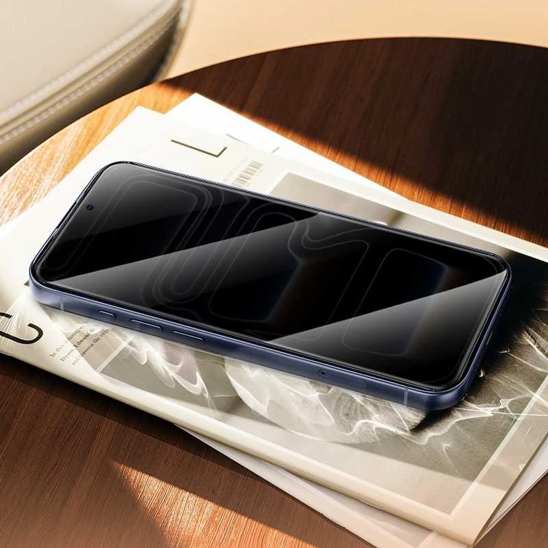 „Borofone“ apsauginis stiklas BF7 Diamond Armor viso ekrano apsauga nuo šnipinėjimo, skirtas „Apple iPhone 17 Air“ (10 vnt.)