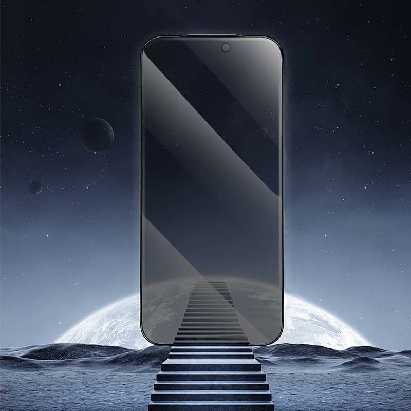 „Borofone“ apsauginis stiklas BF7 Diamond Armor viso ekrano apsauga nuo šnipinėjimo, skirtas „Apple iPhone 17 Air“ (10 vnt.)