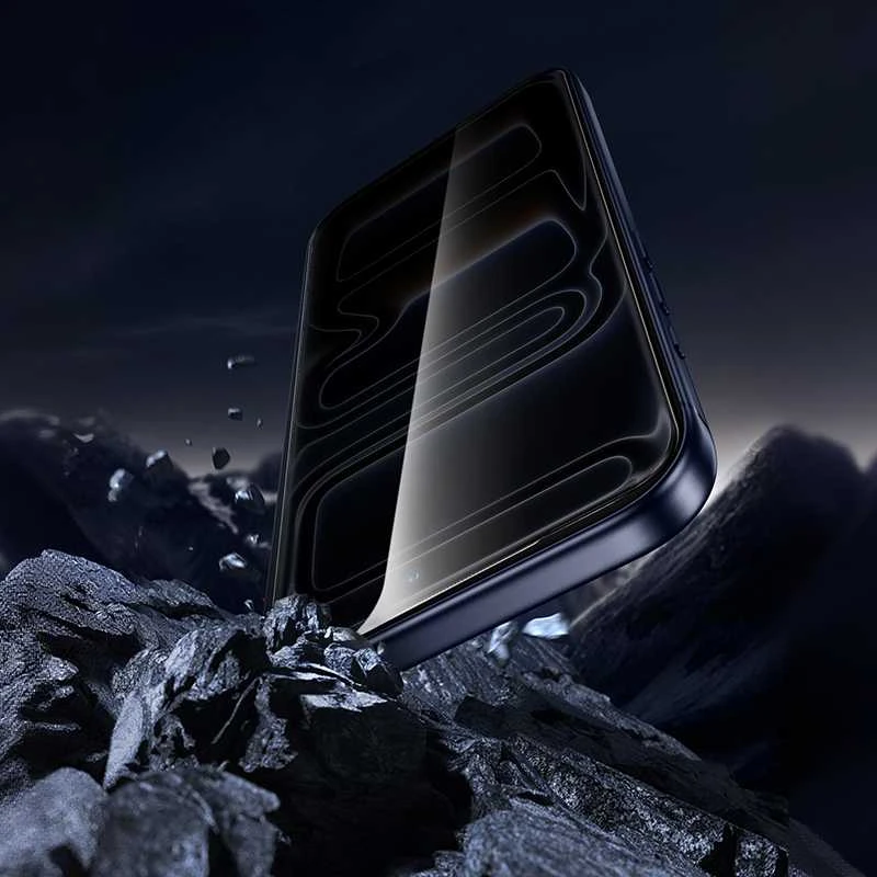 „Borofone“ apsauginis stiklas BF7 Diamond Armor viso ekrano apsauga nuo šnipinėjimo, skirtas „Apple iPhone 17 Pro Max“ (10 vnt.)