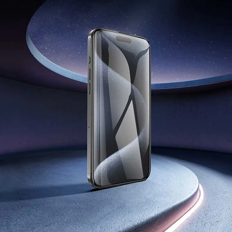 „Borofone“ apsauginis stiklas BF8 Diamond Armor viso ekrano 5D didelio arkos dėklas Apple iPhone 17 Air (10 vnt.)