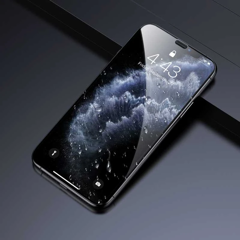 Borofone Apsauginis stiklas BF8 Diamond Armor Full Screen 5D Large Arc, skirtas iPhone X/XS/11 Pro – 10 vnt.