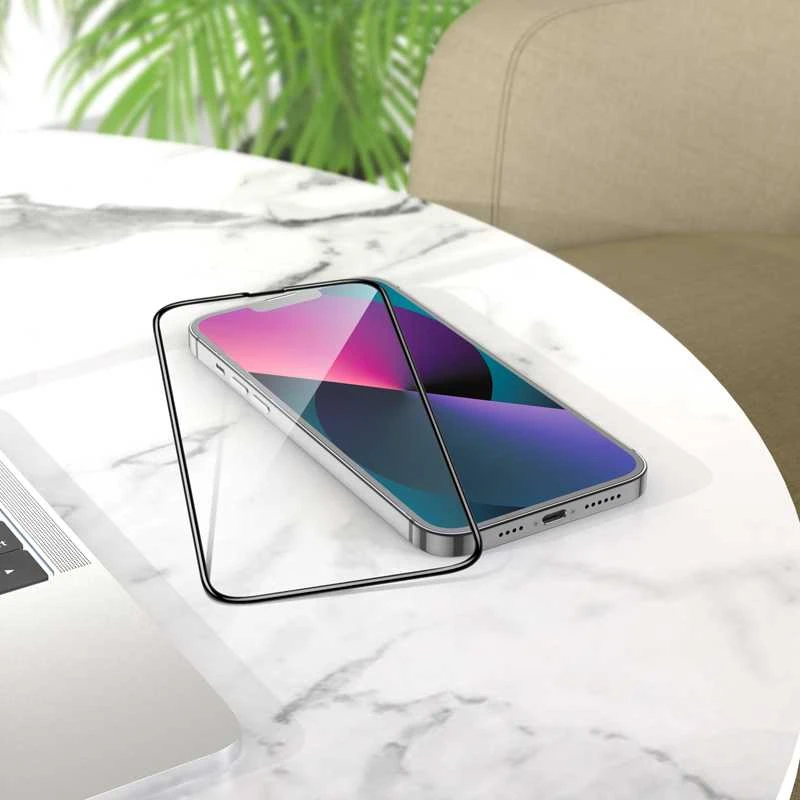 Borofone Apsauginis stiklas TG12 Full Screen 5D skirtas Apple iPhone 12 Pro Max – 10 vnt