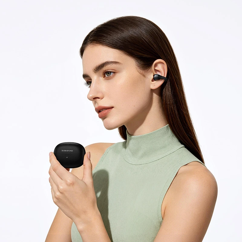 Borofone Ausinės Bluetooth TWS BW100 Sunshine juoda
