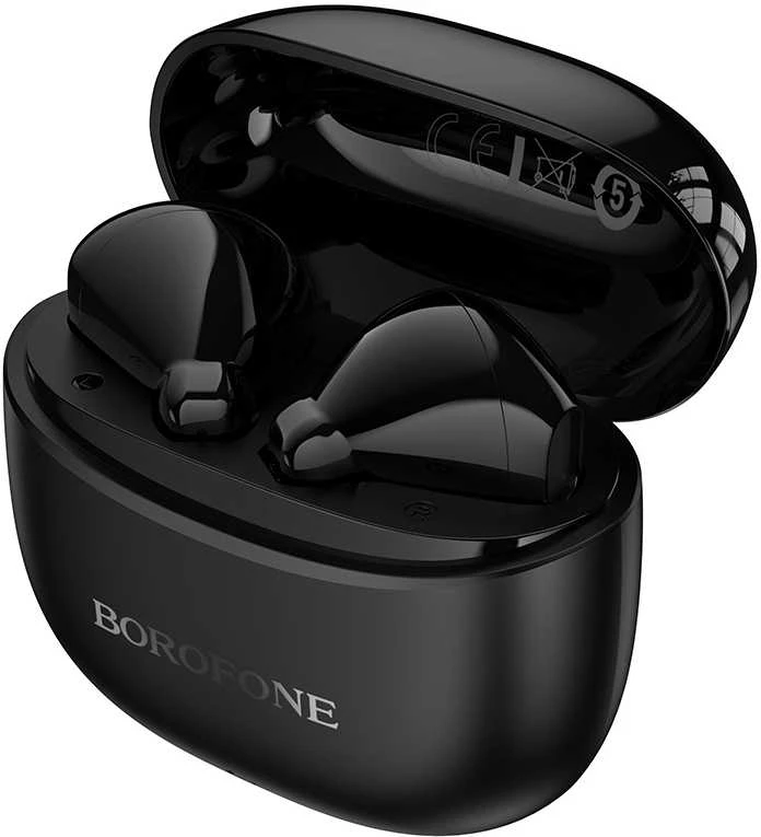 Oem Borofone ausinės Bluetooth TWS BW88 Deep Rhyme juodos spalvos